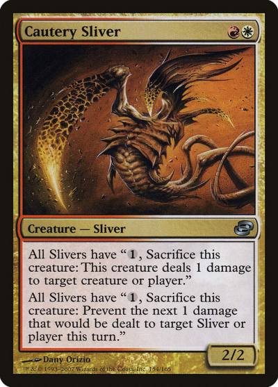 Cautery Sliver PLC-154 Planar Chaos Magic card