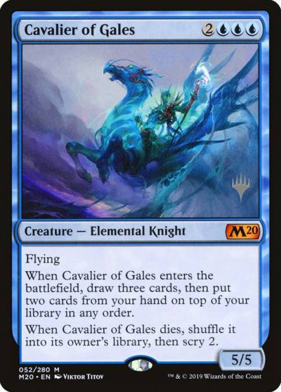 Cavalier of Gales PM20-52P Core Set 2020 Promos Magic card