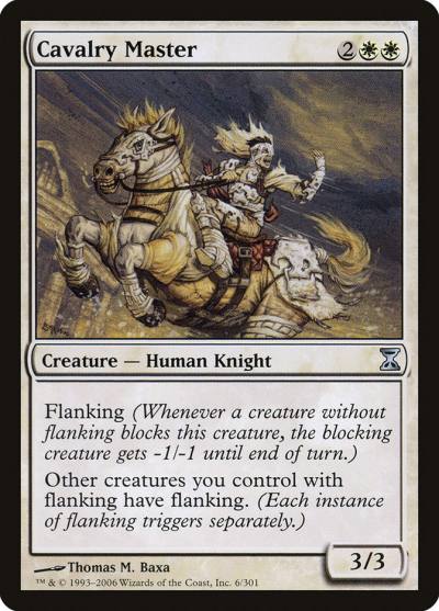 Cavalry Master 6 Time Spiral Magic card