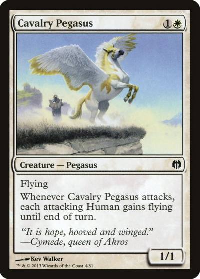 Cavalry Pegasus DDL-4 Duel Decks: Heroes vs. Monsters Magic card