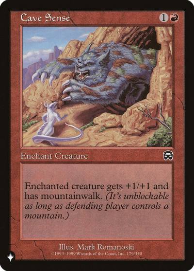 Cave Sense PLST-MMQ-179 The List Magic card