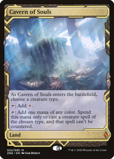 Cavern of Souls ZNE-22 Zendikar Rising Expeditions Magic card