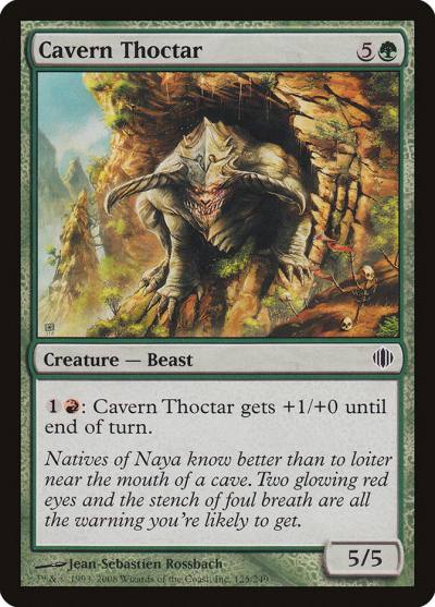 Cavern Thoctar ALA-125 Shards of Alara Magic card