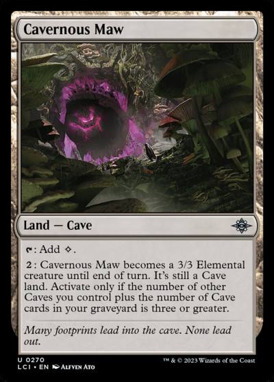 Cavernous Maw LCI-270 The Lost Caverns of Ixalan Magic card