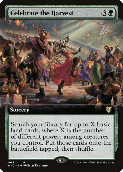 Celebrate the Harvest MIC-62 Midnight Hunt Commander Magic card