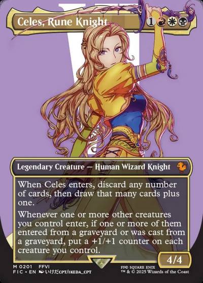Celes, Rune Knight FIC-201 Final Fantasy Commander Magic card