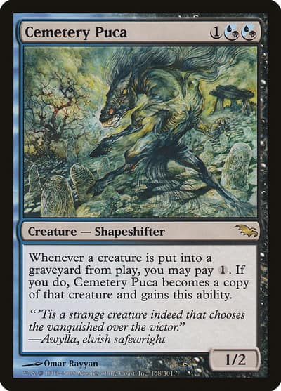 Cemetery Puca 158 Shadowmoor Magic card