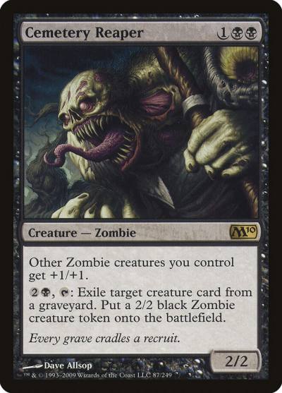 Cemetery Reaper M10-87 Magic 2010 Magic card
