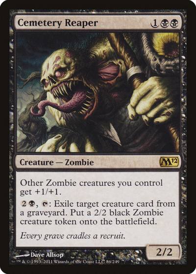 Cemetery Reaper M12-86 Magic 2012 Magic card