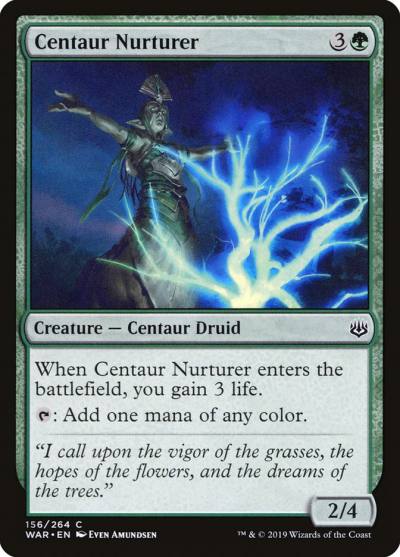 Centaur Nurturer WAR-156 War of the Spark Magic card