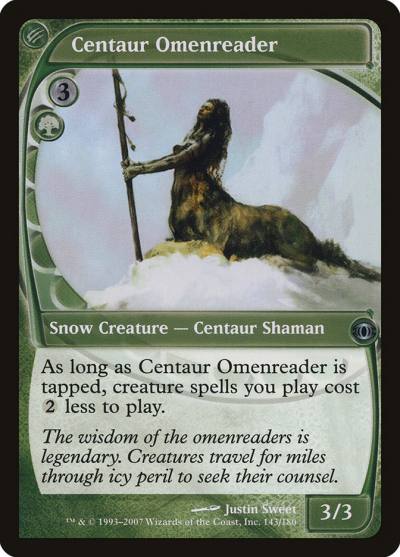 Centaur Omenreader FUT-143 Future Sight Magic card