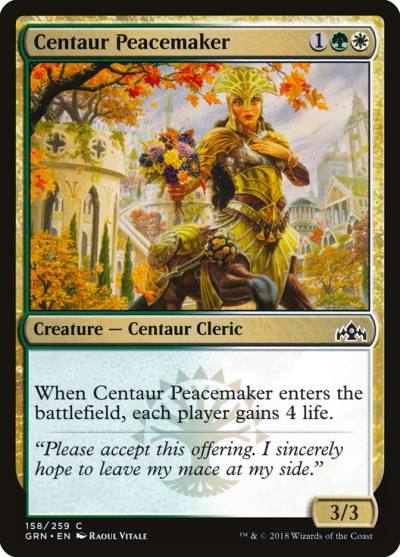 Centaur Peacemaker 158 Guilds of Ravnica Magic card