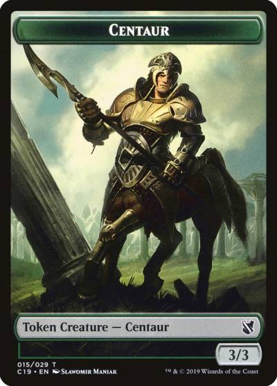 Centaur TC19-15 Commander 2019 Tokens Magic card