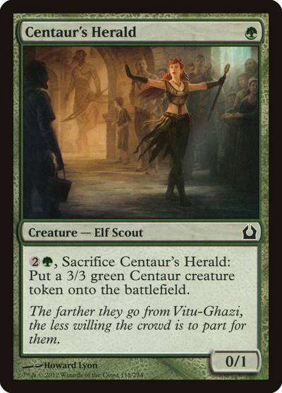 Centaur's Herald 118 Return to Ravnica Magic card