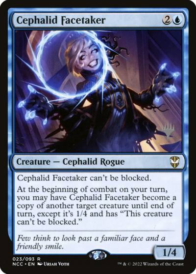 Cephalid Facetaker PNCC-23P New Capenna Commander Promos Magic card
