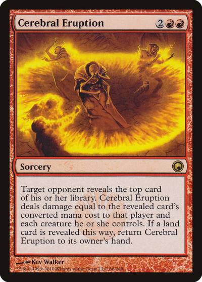 Cerebral Eruption SOM-86 Scars of Mirrodin Magic card