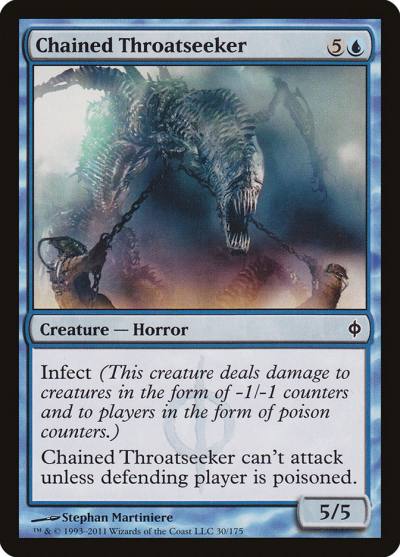 Chained Throatseeker 30 New Phyrexia Magic card