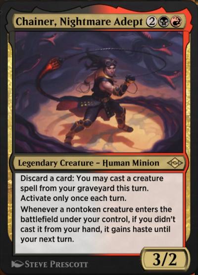 Chainer, Nightmare Adept J21-683 Jumpstart: Historic Horizons Magic card