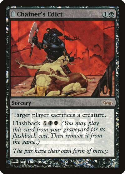 Chainer's Edict F06-7 Friday Night Magic 2006 Magic card