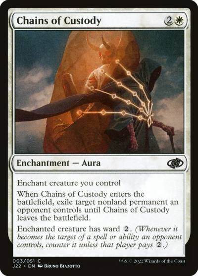 Chains of Custody J22-3 Jumpstart 2022 Magic card