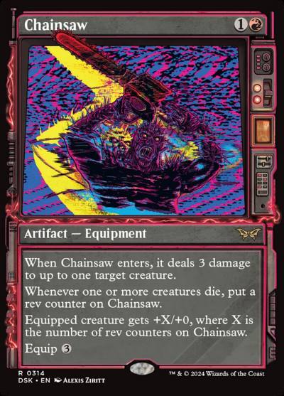 Chainsaw DSK-314 Duskmourn: House of Horror Magic card