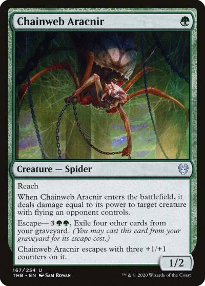 Chainweb Aracnir THB-167 Theros Beyond Death Magic card
