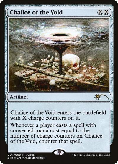 Chalice of the Void J19-7 Judge Gift Cards 2019 Magic card