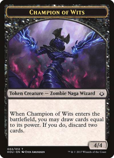 Champion of Wits THOU-2 Hour of Devastation Tokens Magic card