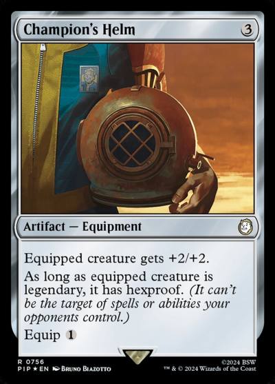 Champion's Helm PIP-756 Fallout Magic card