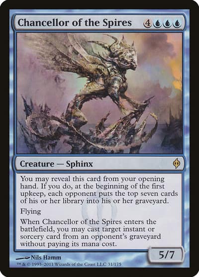 Chancellor of the Spires 31 New Phyrexia Magic card