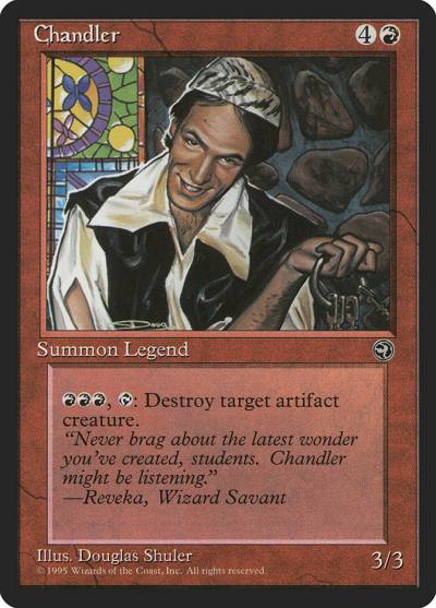 Chandler 69 Homelands Magic card