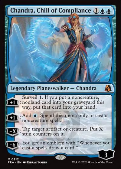 Chandra, Chill of Compliance FRA-212 Reality Fracture Magic card