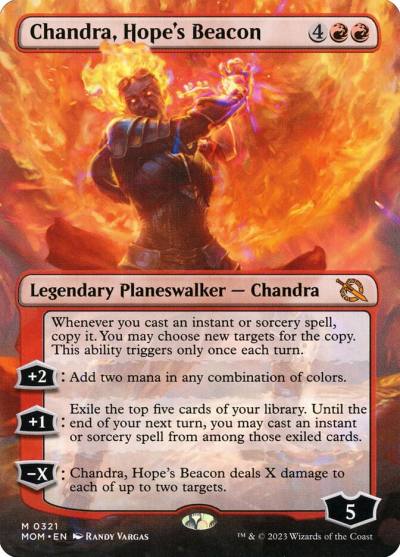 Chandra, Hope's Beacon MOM-321 March of the Machine Magic card