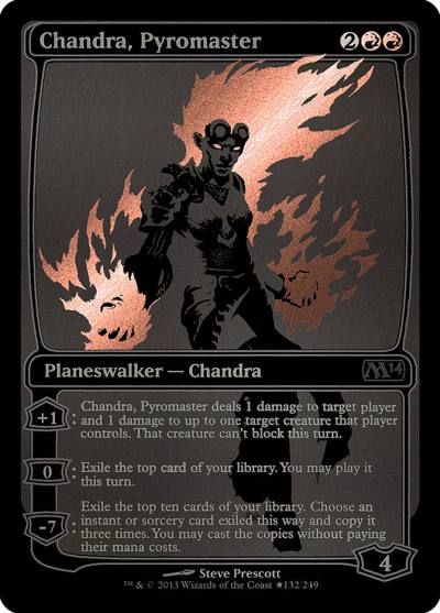 Chandra, Pyromaster PSDC-132STAR San Diego Comic-Con 2013 Magic card