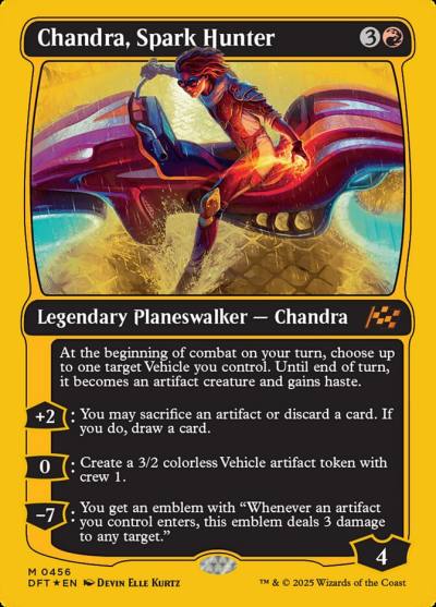 Chandra, Spark Hunter DFT-456 Aetherdrift Magic card