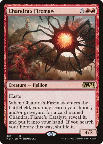 Chandra's Firemaw M21-333 Core Set 2021 Magic card