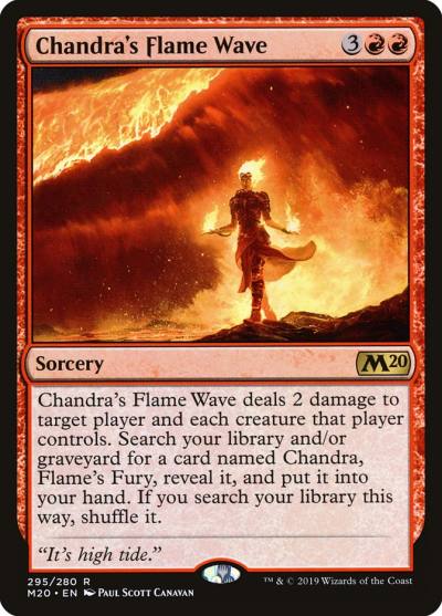 Chandra's Flame Wave M20-295 Core Set 2020 Magic card