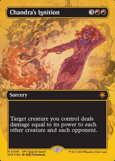 Chandra's Ignition SPG-99 Special Guests Magic card