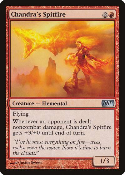 Chandra's Spitfire M11-129 Magic 2011 Magic card