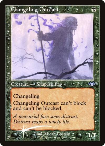 Changeling Outcast H1R-12 Modern Horizons 1 Timeshifts Magic card