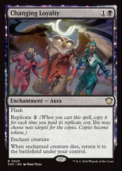 Changing Loyalty SOC-23 Secrets of Strixhaven Commander Magic card
