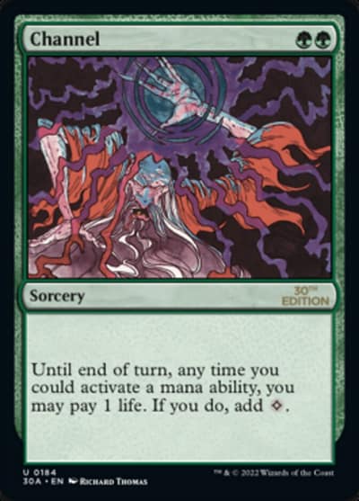Channel 30A-184 30th Anniversary Edition Magic card