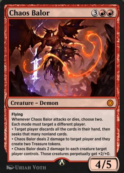 Chaos Balor 49 Alchemy Horizons: Baldur's Gate Magic card