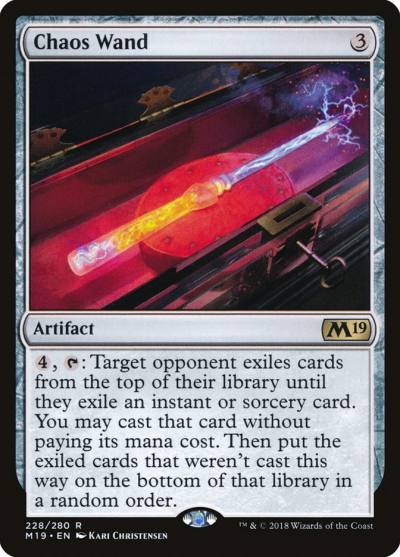 Chaos Wand M19-228 Core Set 2019 Magic card