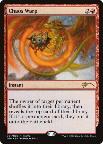 Chaos Warp PW24-7 Wizards Play Network 2024 Magic card