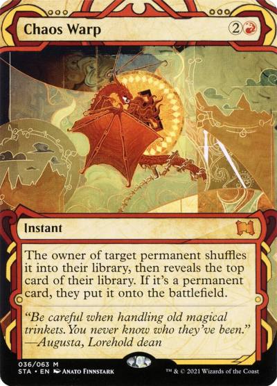 Chaos Warp STA-36 Strixhaven Mystical Archive Magic card