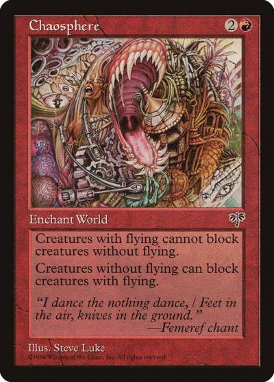 Chaosphere MIR-164 Mirage Magic card