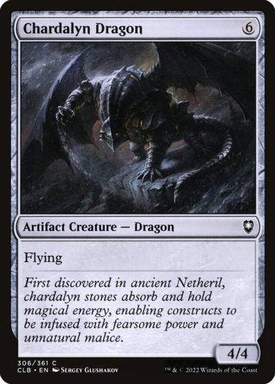 Chardalyn Dragon CLB-306 Commander Legends: Battle for Baldur's Gate Magic card