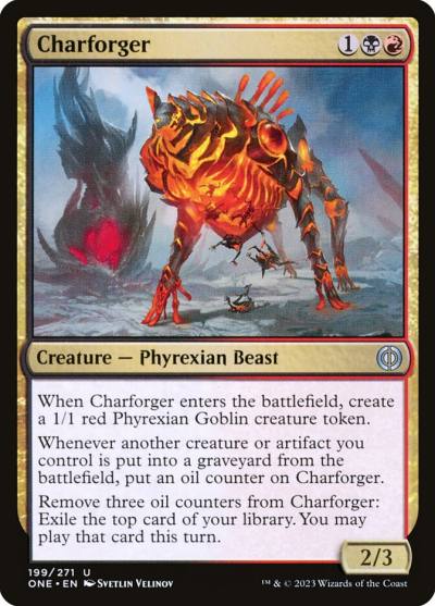 Charforger 199 Phyrexia: All Will Be One Magic card