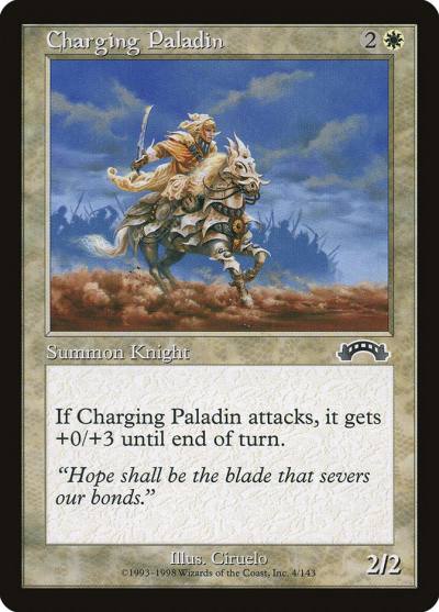 Charging Paladin EXO-4 Exodus Magic card